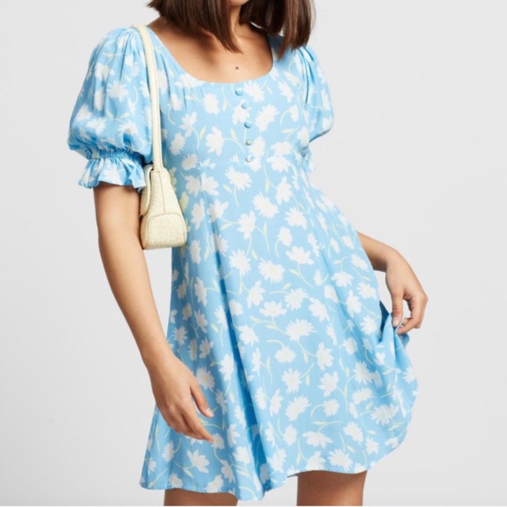 Faithfull The Brand La Barben Mini Dress Floral Print - XS
